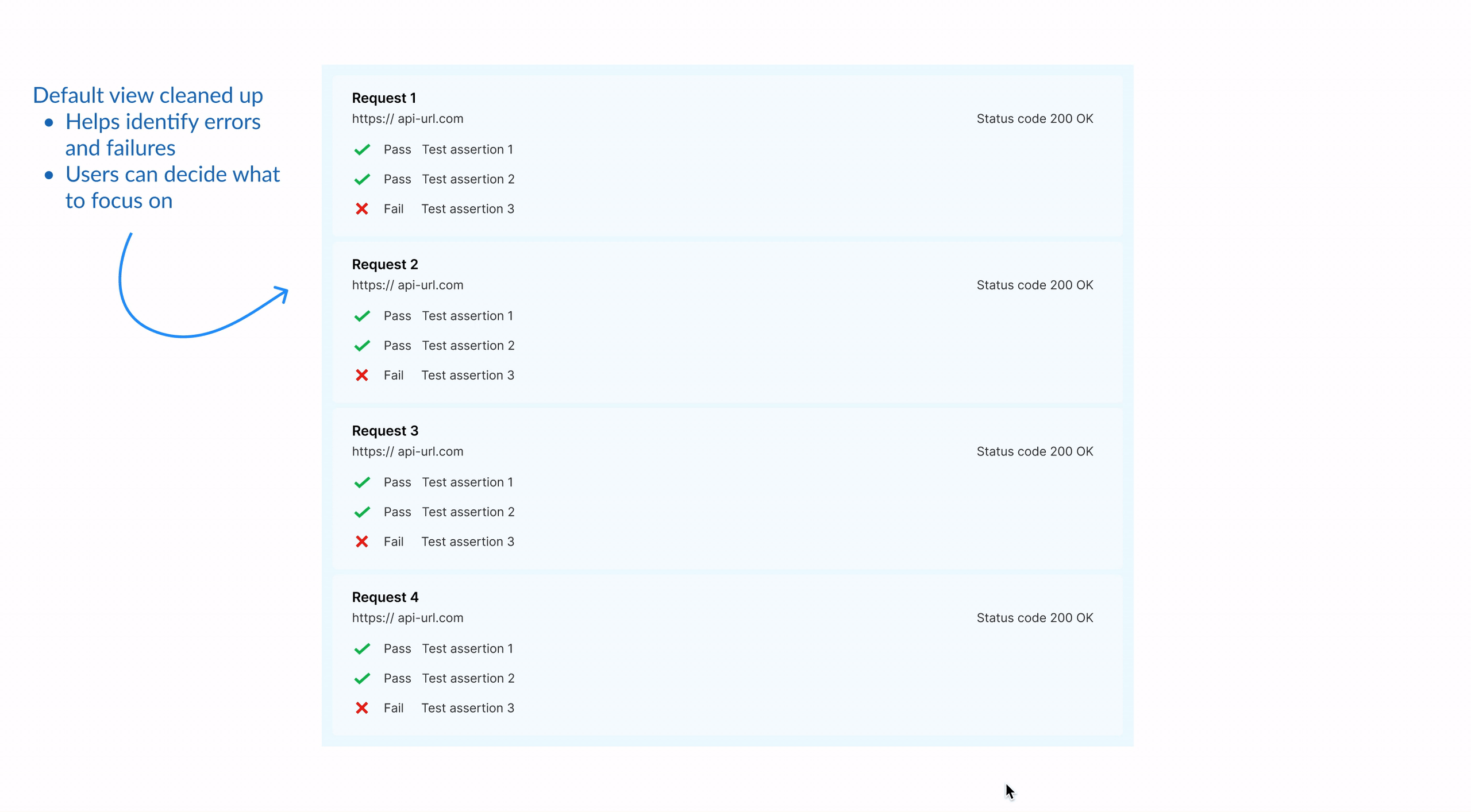 Animated GIF showing the two-pane selection interaction