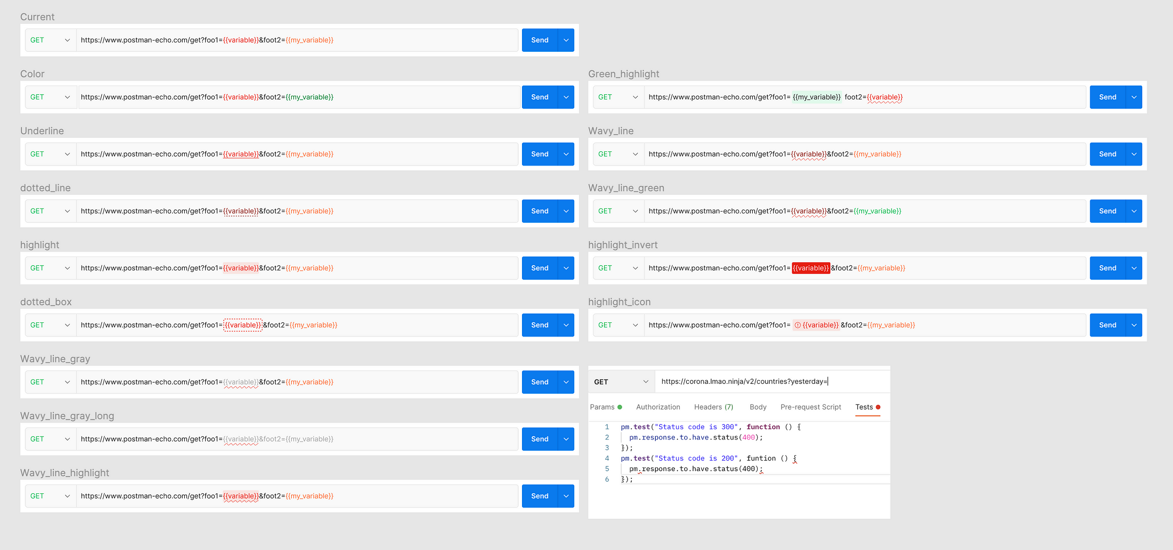 Screenshot from figma showing various explorations