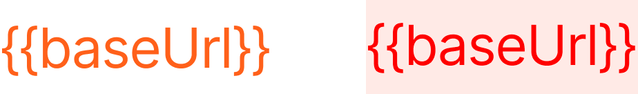 Image of the unresolved variable highlighted